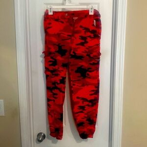 Rue21 red camouflage pants